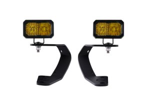 Toyota 4Runner LED Ditch Light Kit - Diode Dynamics - Stage Series Pro Combo - Yellow - `10-`24